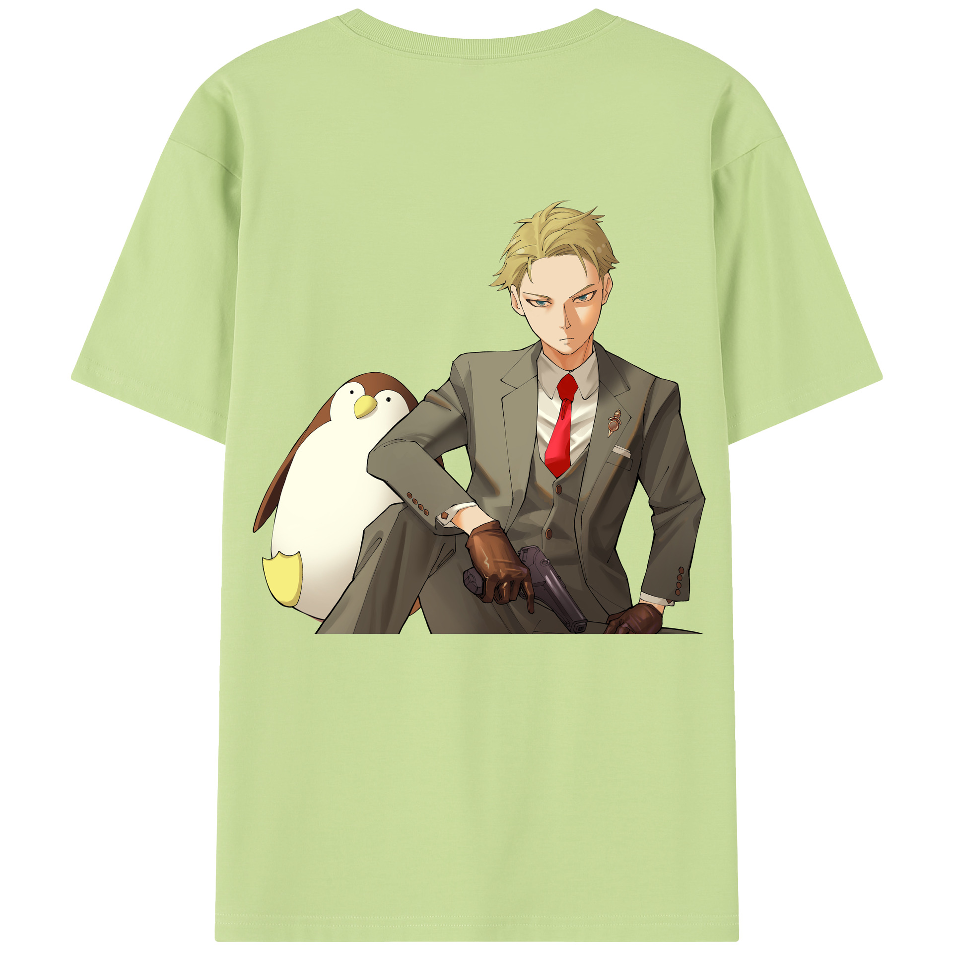 （画像用） SPY×FAMILY间谍家家酒 綿100％半袖Tシャツ（背面プリント）